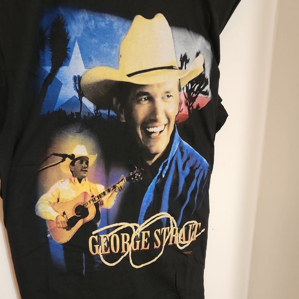 Genuine Vintage George Strait Countey Music Festival Tee Size XL